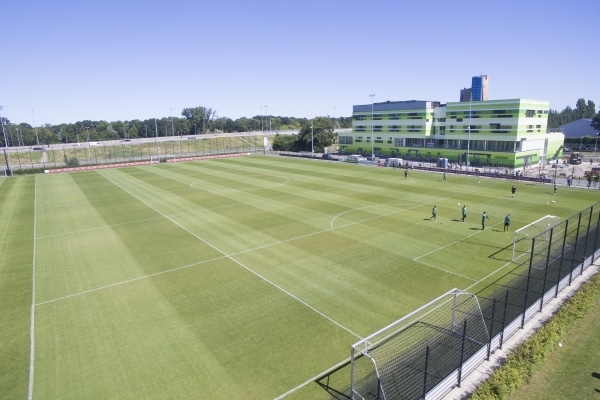 Foto voetbalveld